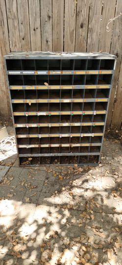 Nut and bolt sorter / cabinet