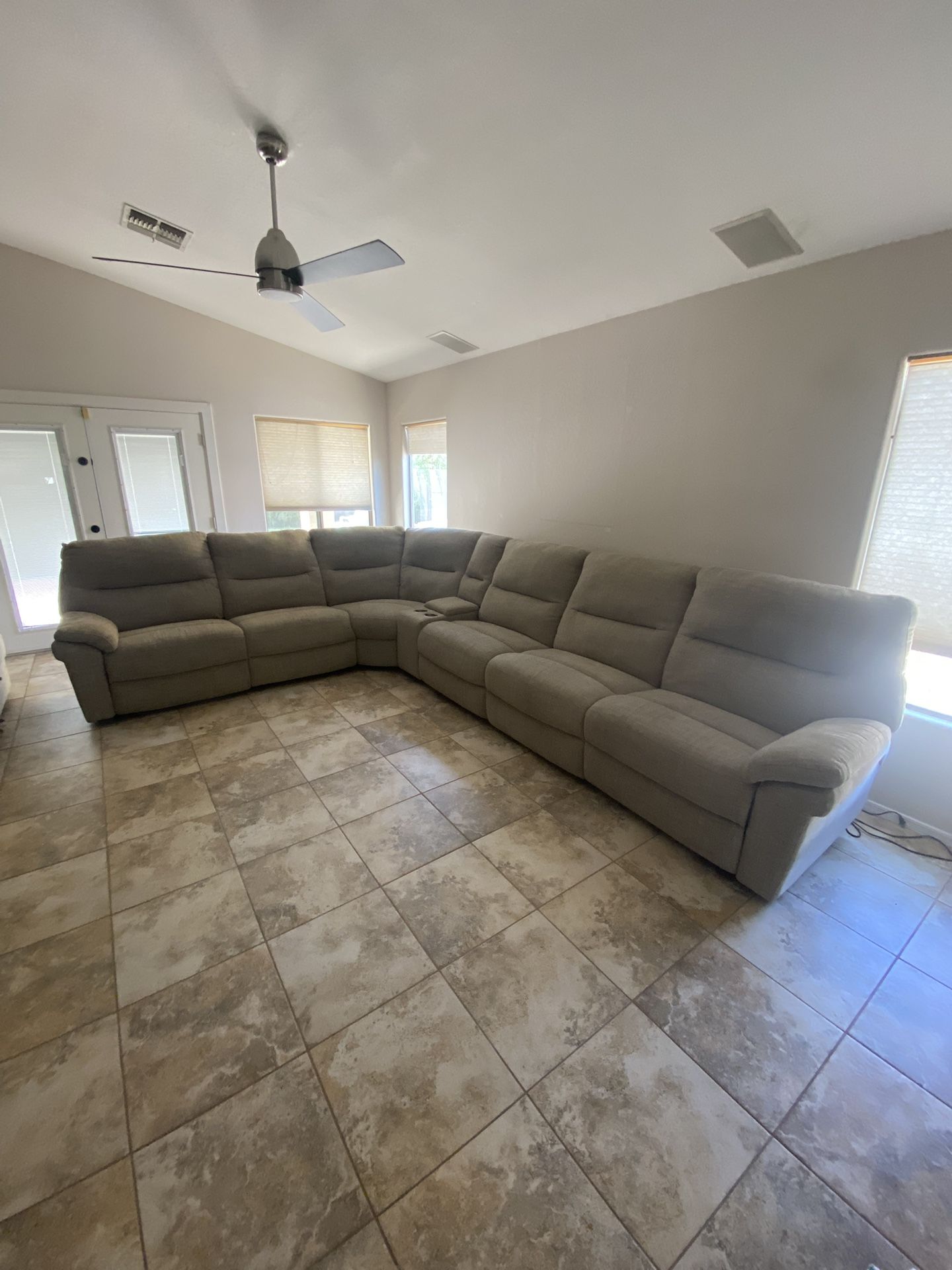 Reclining Couch - Electric 7 Piece