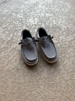 Hey Dudes Wally Sport Mesh Grey Lightly Used