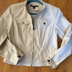 Insight Ladies New Moto Denim Style Jacket SZ 10
