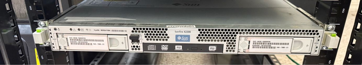 Sun fire x2200