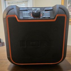 ION BLUETOOTH RECHARGEABLE SPEAKER.