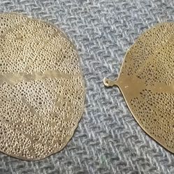 Leaf Earrings (Gold Plated)