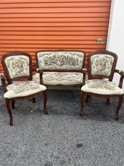 Vintage Juego 3 Piezas Victorian $450.00 Poco Used 