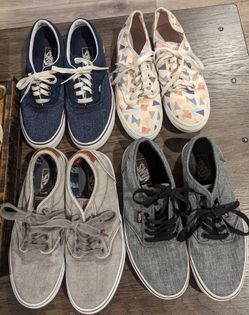 Vans Men's Size 8  Women's 9  $28 Each Or All 4 For $100 