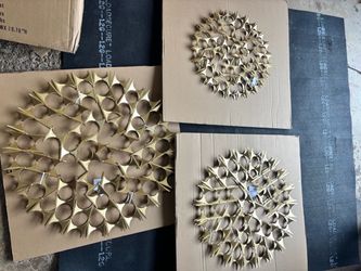 Gold wall decor