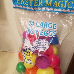 NIB 24 large toy eggs