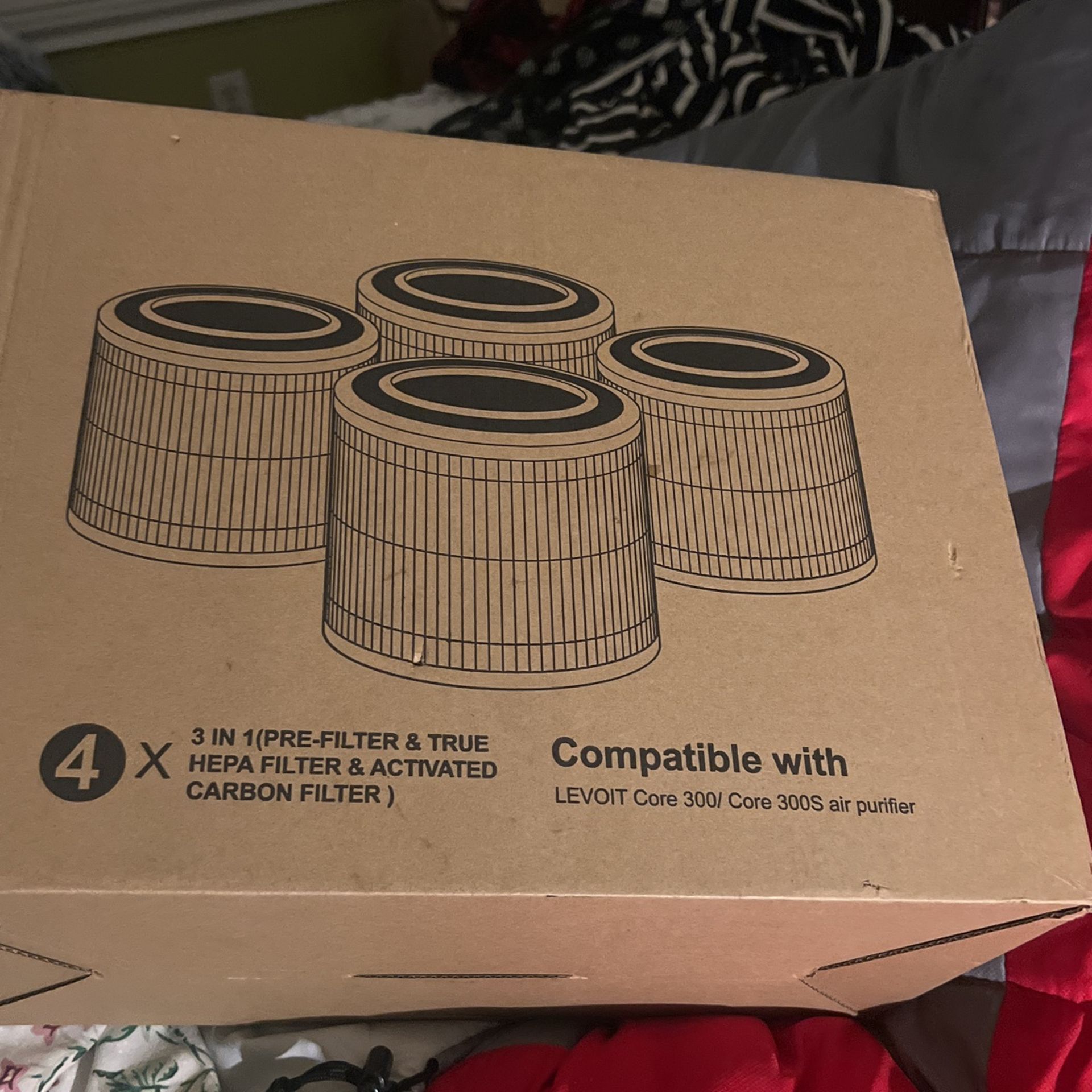 Air purifiers filters - Core 300-RF Designed for Levoit. Set of 4 Replacement H13 True HEPA See Pictures New in Box