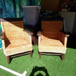 Wicker Sturdy Chairs