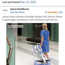 Hoyer Electric/battery Powered Lift