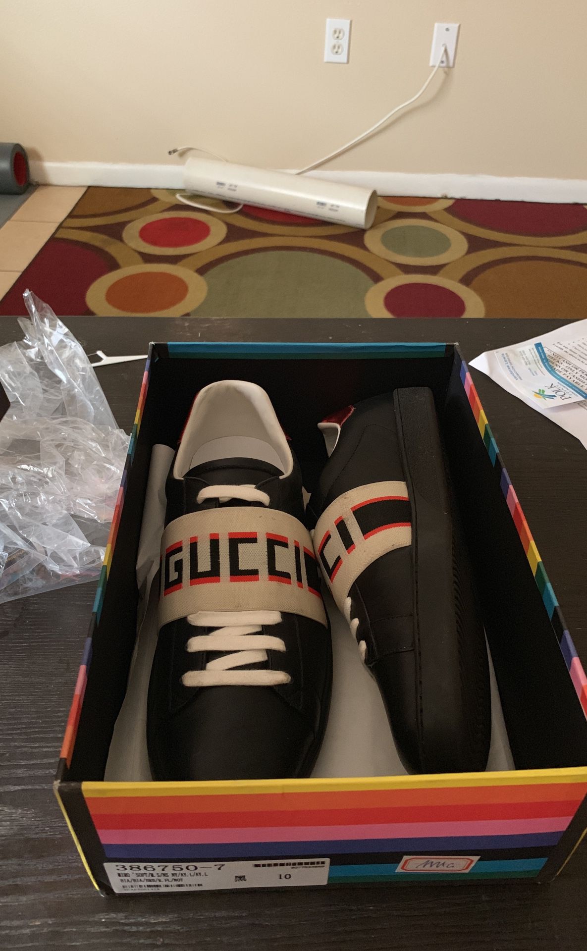 Gucci Stripe Leather Sneaker