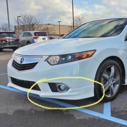 Acura TSX 2nd Gen 11-14 Front Under Body Spoiler Fangs
