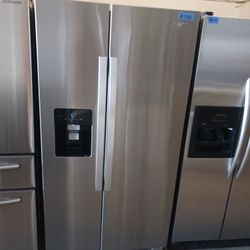 WHIRLPOOL REFRIGERATOR Stainless Steel Side By Side 