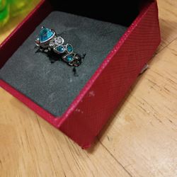 Blue Heart Ring