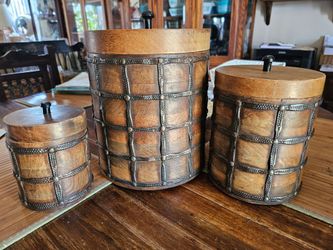 Wooden Canisters