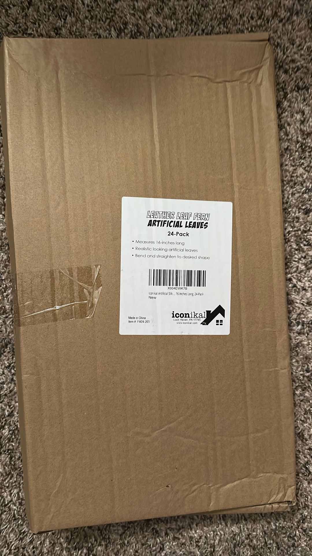 Artificial Silk Leather Lead Fern