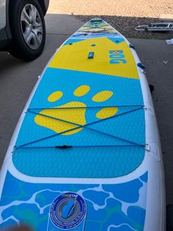 11x34x6 Inflatable Paddle Board, One-Stop Premium SUP Accessories, Extra Wide Paddle Board for More Balance, Tailored Fins for More Fun