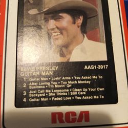 Vintage Elvis Presley 8 Tracks 