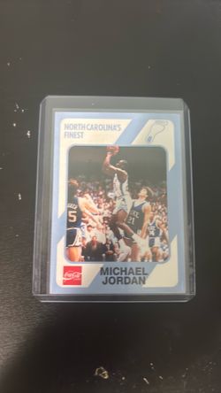 Michael Jordan 1989 Collegiate Collection/CocaCola North Carolina’s Finest Card