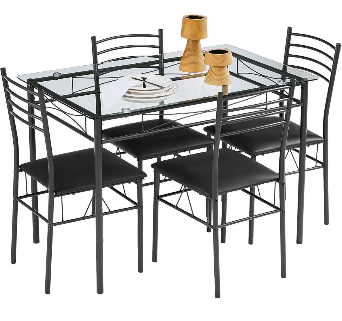 Dining table set for 4