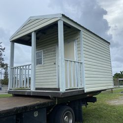 Sheds Relocated ,, Movemo Casita De Patio Container Rv Trailer Crane Available 
