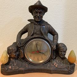 Price Drop - Antique Will Rogers Collectible Clock