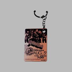 Judas Priest Concert Poster Keychain 