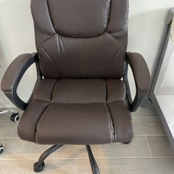 desk chair brown