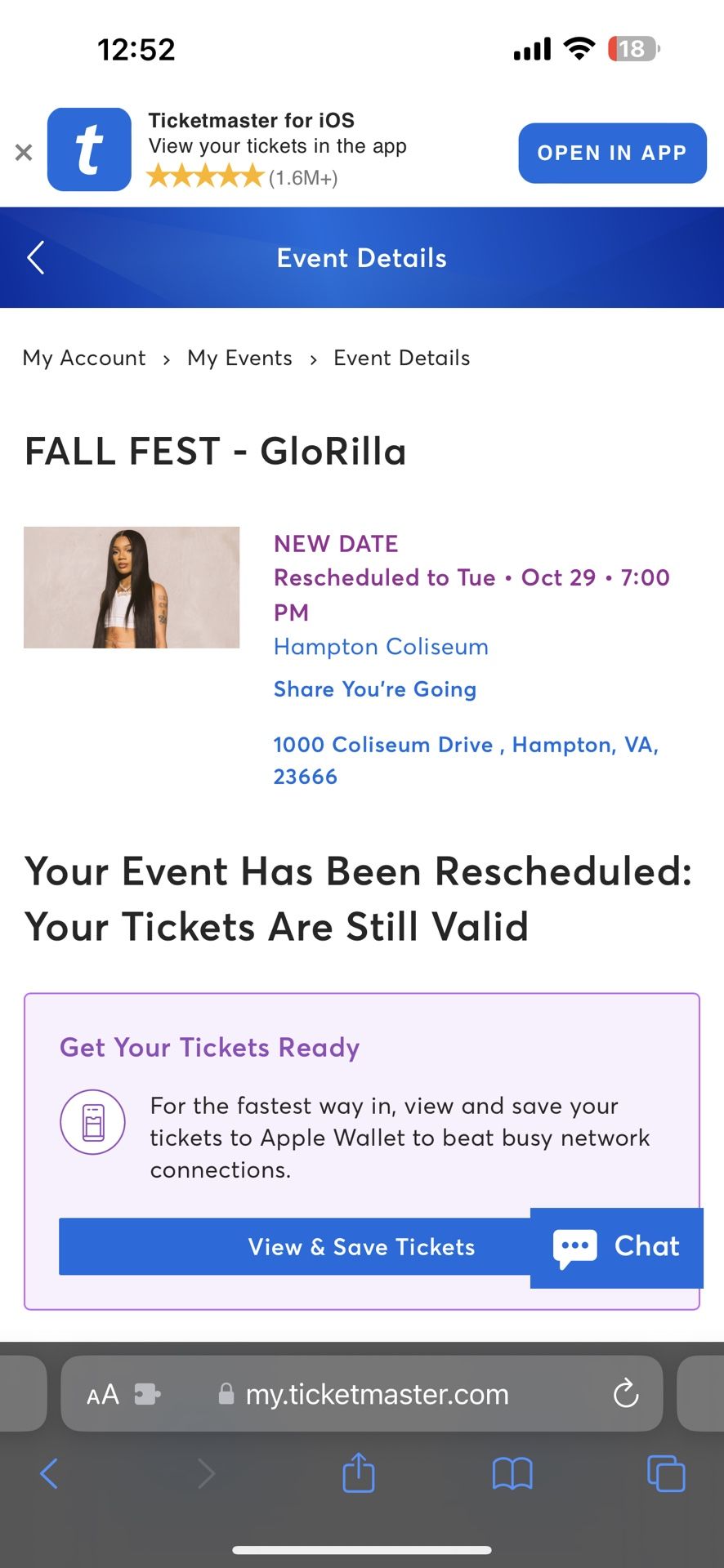 Glorilla Hampton Colisuem