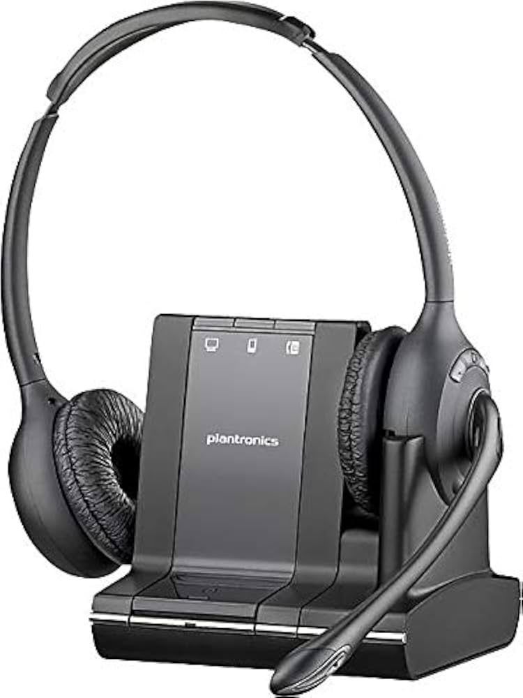 Plantronics Savi W720 Multi-Device Wireless Headset System - Black