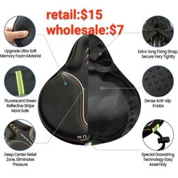 Bike Seat Cushion Cover Memory Foam