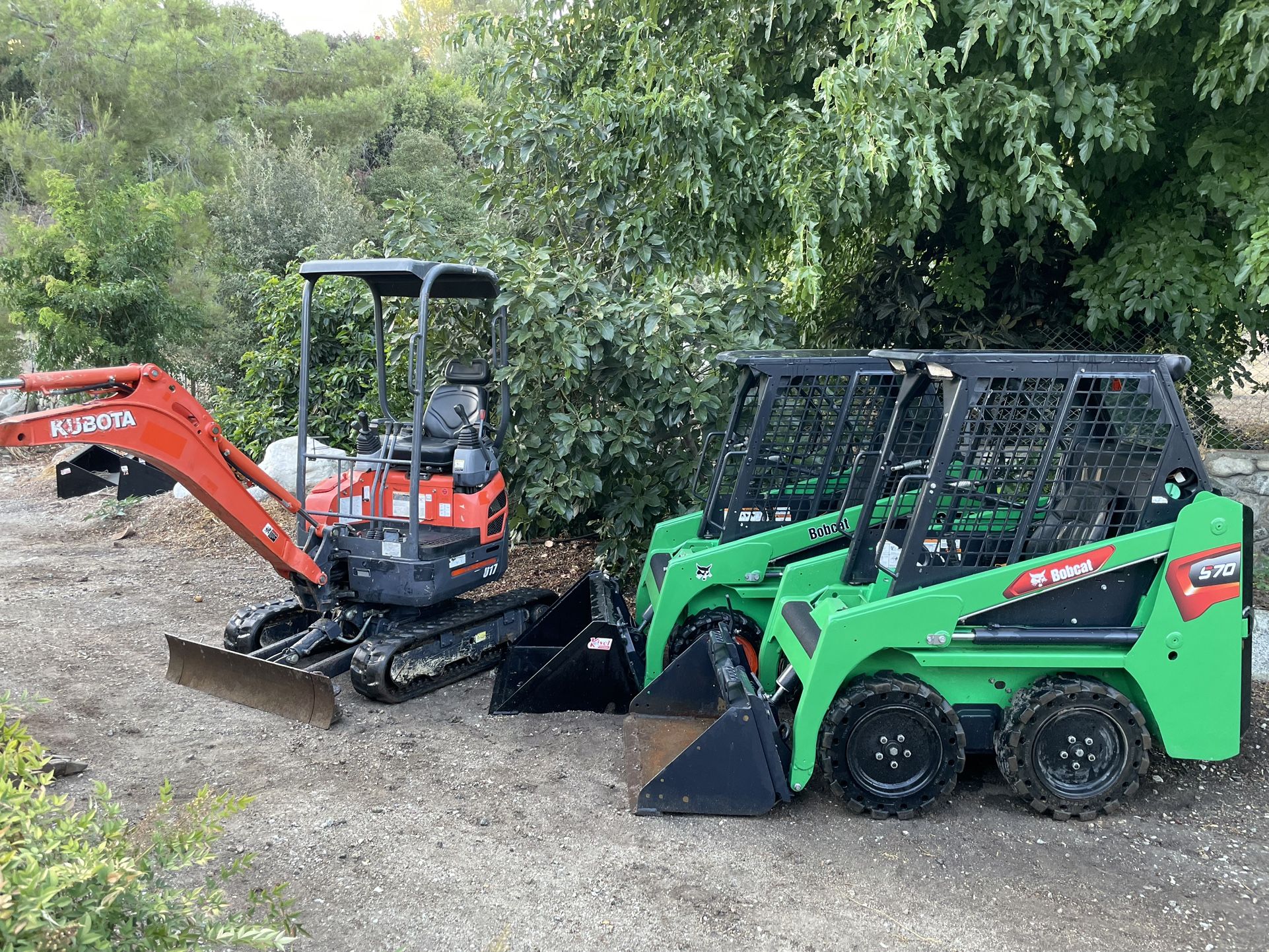 Bobcat Mini Skid Steer Kubota Excavator