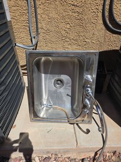Stainless Steel Drop-In Sink with Faucet