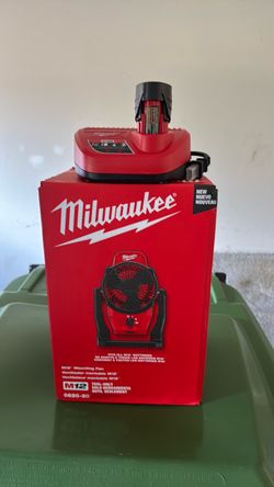 M12 Fan and 2.0ah battery and charger