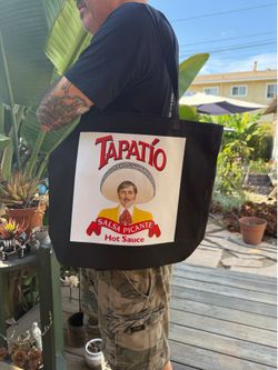 Tapatio man, canvas bag, tote bag