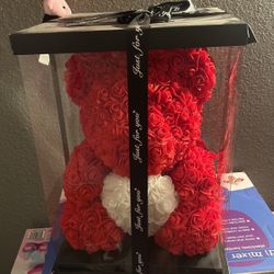 Valentines Rose Bear