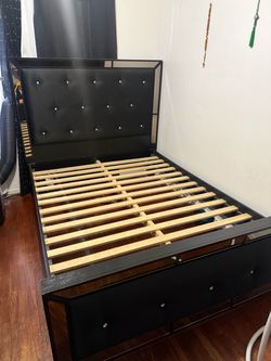 Queen bed frame