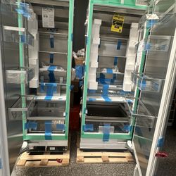 Panel Ready 54” Thermador Column Set |Fridge And Freezer 