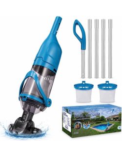 Cordless Handheld Pool Vacuum With Telescopic Pole