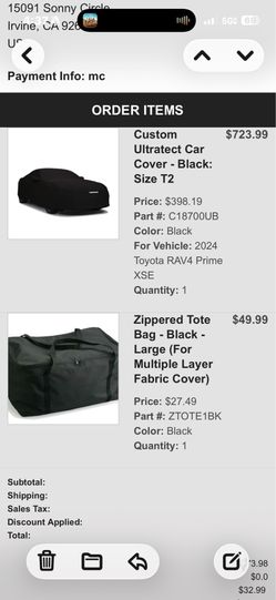 2024 RAV4 Prime Custom Car Cover