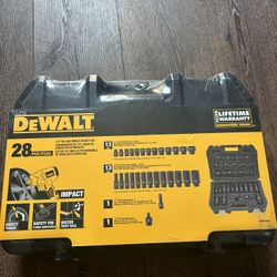 Dewalt 1/2 Drive Socket Set 28 Pieces