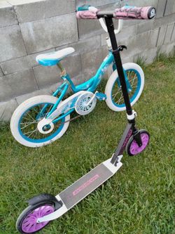 Bike with scooter