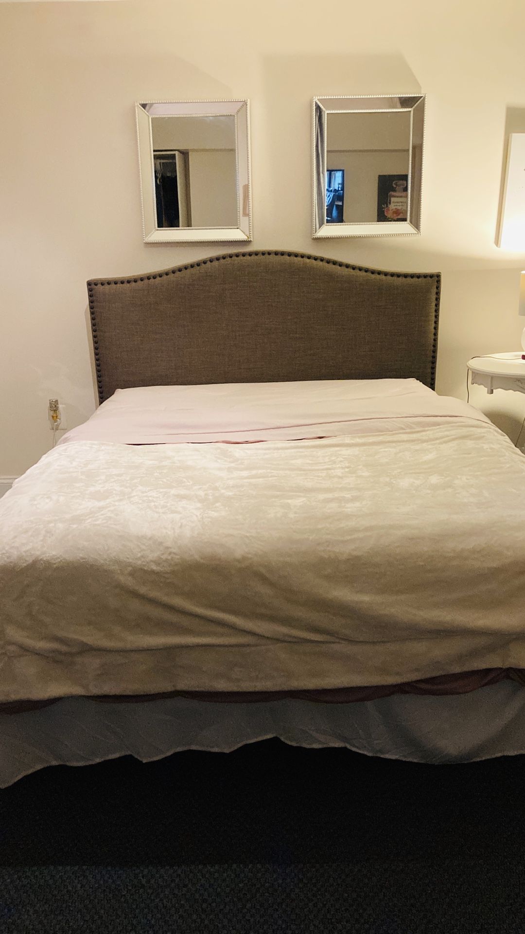 Queen Bed- mattress and frame