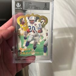 Barry Sanders Good Crown Beckett 8
