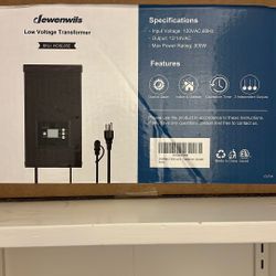 2 Low Voltage Transformers
