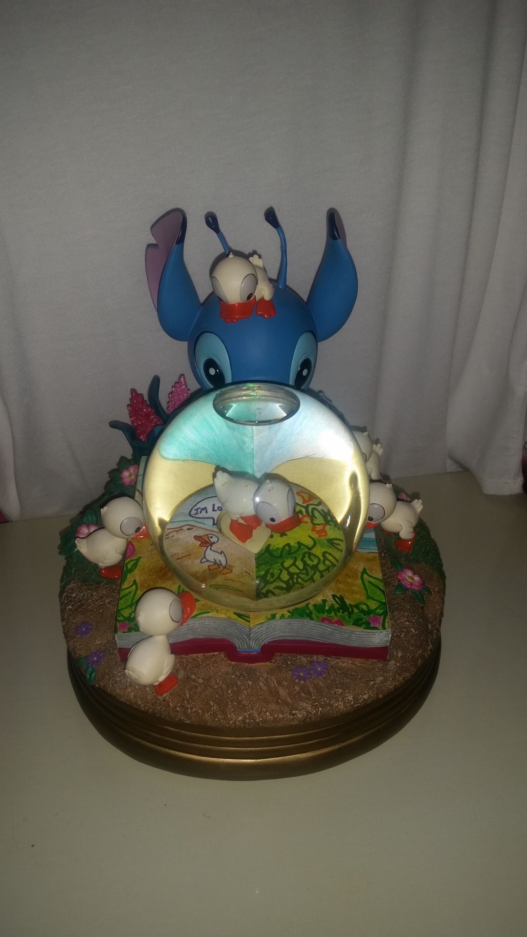 Disney stitch snow globe