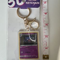 Pokemon Haunter/Gastly Holographic Acrylic Keychain
