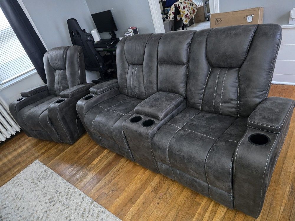 Couch And Recliner For Sale