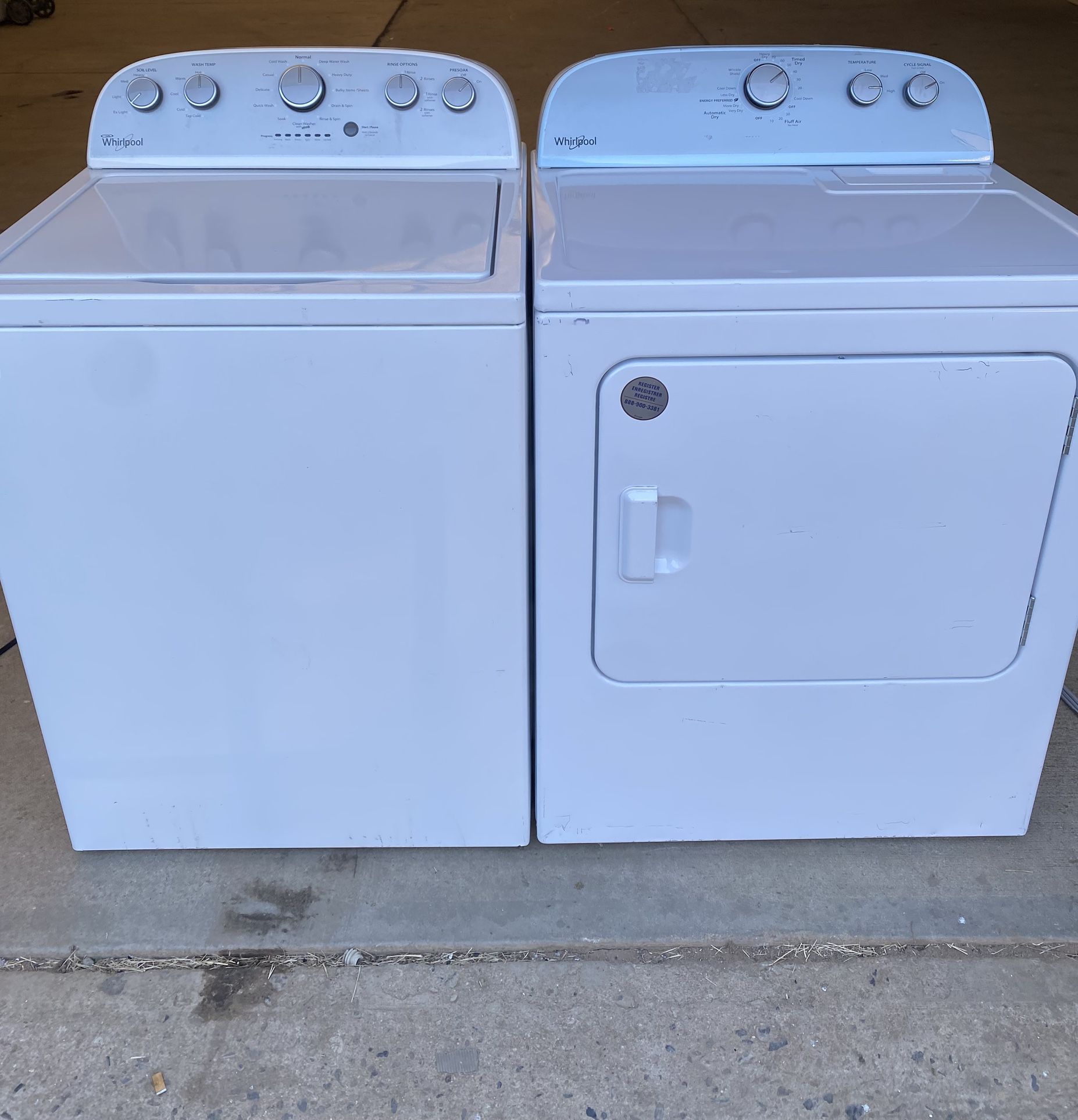 Washer And Electric220v Dryer Whirlpool