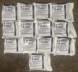 Polar Tech Re-Freez-R-Brix Foam Refrigerant Ice Packs - 4.5” x 4” x 1.5”. Used once. 2 for $1 or Take All for $5 Pickup in Castle Shannon or Brentwood